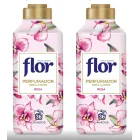 Flor Perfumador para Ropa: 2 botes de fragancia Rosa