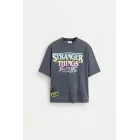 Camiseta maxiprint Stranger Things para niños de 7 a 8 años