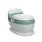 Mini inodoro Verde salvia - Orinal para bebé con sonido