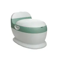 Mini inodoro Verde salvia - Orinal para bebé con sonido