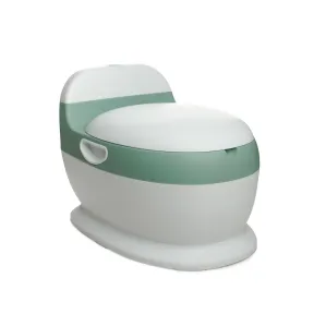 Mini inodoro Verde salvia - Orinal para bebé con sonido