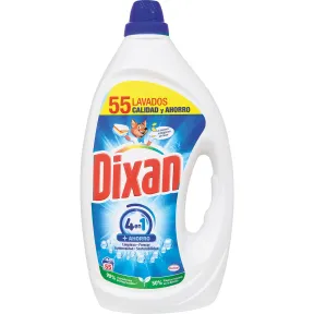 Dixan 4 en 1 Detergente Líquido 55 lv