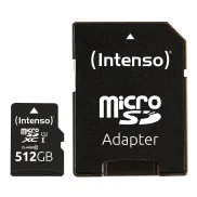 MicroSDXC Intenso Premium 512GB - Clase 10, UHS-I, Adaptador SD