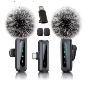 Micrófono Inalámbrico Lavalier con Reducción de Ruido para iPhone