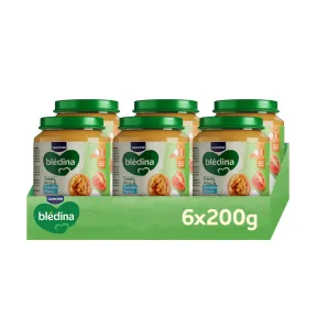 Pack de 6 Tarritos de Tomate, Arroz y Pescado para Bebé