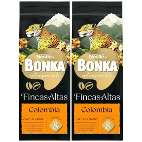 Bonka Café de Colombia 2*500g, intensidad 8 - Envío España