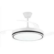 Ventilador de Techo LED 72W con Luz y Aspas Retráctiles