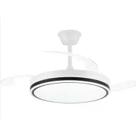 Ventilador de Techo LED 72W con Luz y Aspas Retráctiles
