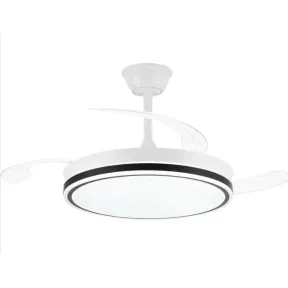 Ventilador de Techo LED 72W con Luz y Aspas Retráctiles