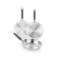 Sartenes de Acero Inoxidable BRA Master 20-24-28 cm Inducción