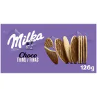 Galletas Finas de Chocolate con Leche Milka de los Alpes