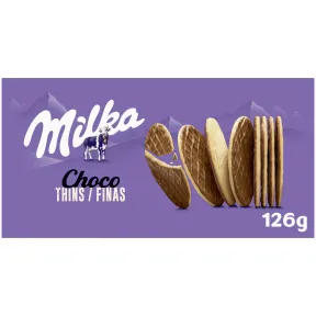 Galletas Finas de Chocolate con Leche Milka de los Alpes
