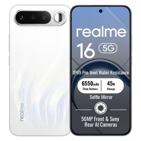 Realme 16 5G: Smartphone AMOLED 120Hz, 8GB/256GB, Batería 6550mAh