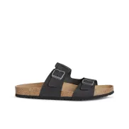 Sandalias hombre Geox Ghita en piel y corcho por 55,99€
