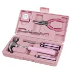 Herramientas Completas en Caja Rosa