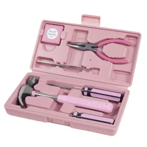 Herramientas Completas en Caja Rosa