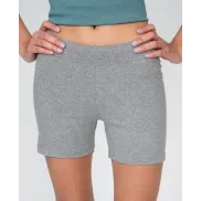 Hot Pants de Algodón para Mujer Domyos en Gris – Fitness
