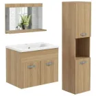 Muebles de Baño de Pared: Conjunto de 3 Piezas