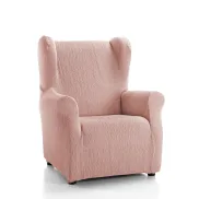 Sillón Orejero Funda Emilia, Salmón - Martina Home