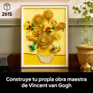 Girasoles de Van Gogh en LEGO Art