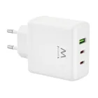 Cargador GaN Ewent EW1333 65W con 3 Puertos USB-C/A
