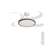 Ventilador de techo Velix L con luz y silencioso 122 cm