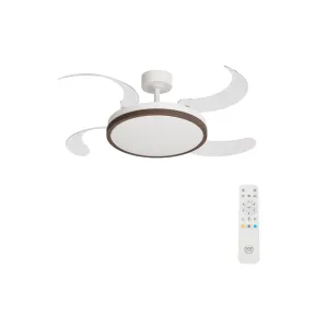 Ventilador de techo Velix L con luz y silencioso 122 cm