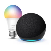 Echo Dot 5.ª gen + Bombilla LED inteligente TP-Link Tapo L530EA