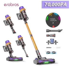 Aspiradora Erabros EV5: 550W, 80 min autonomía, sin cable