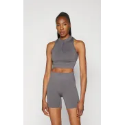 Seamless sports vest cropped design.