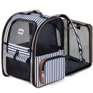 Mochila Transpirable para Gato y Perro | Transportín Extensible