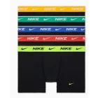 Calzoncillos básicos negros Nike con cinturillas de colores - 5 unidades