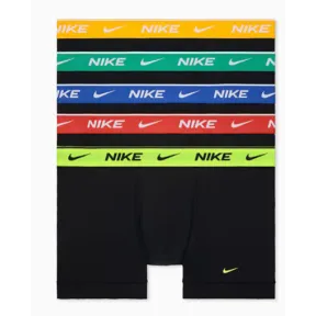 Calzoncillos básicos negros Nike con cinturillas de colores - 5 unidades