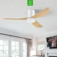 Ventilador de techo 86 cm con luz y control remoto 45 W