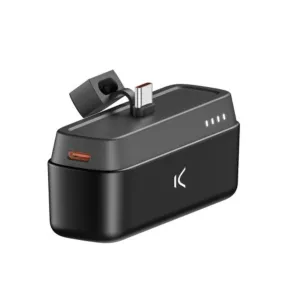 Cargador Portátil 4.800 mAh 10W Negro de Bolsillo