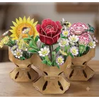 Rosaclavelgirasol: Bouquet de flores de Worldbrands.
