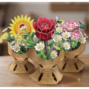 Rosaclavelgirasol: Bouquet de flores de Worldbrands.