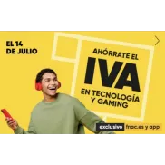IVA Cero en Tecnología y Gaming solo en Fnac.es y APP