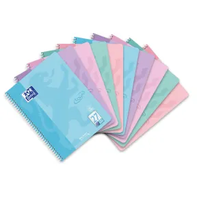 Pack de 10 cuadernos A4 Oxford Touch - 80 hojas, 5 colores