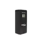 Termómetro Negro GB526 con higrómetro y reloj Greenblue