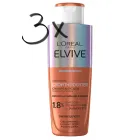 L'Oréal Paris Elvive Champú Anticaída 3 x 200ml Sin Sulfatos