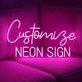 Cartel LED Personalizado: Neon Luminoso para Pared