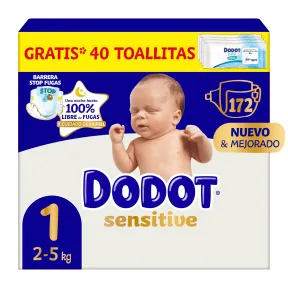 Dodot talla 1 con toallitas de regalo.