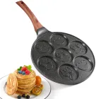 Sartén antiadherente para tortitas con 7 sonrisas