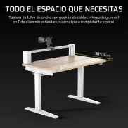Escritorio de Pie Corsair para Juegos y Oficina con Brazo Monitoreo