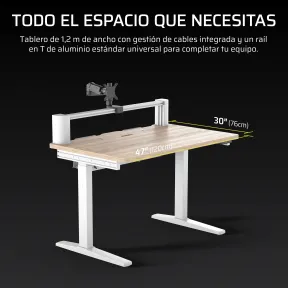 Escritorio de Pie Corsair para Juegos y Oficina con Brazo Monitoreo
