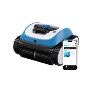 Limpiafondos robot AQUALLICE Leopard Connect Plus, Negro