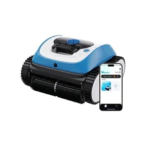 Limpiafondos robot AQUALLICE Leopard Connect Plus, Negro