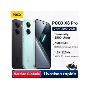 POCO X8 Pro: 50 MP, 100 W HyperCharge, NFC y batería potente