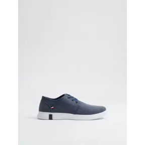 Zapatillas casuales azul acero, cómodas y versátiles 40-45